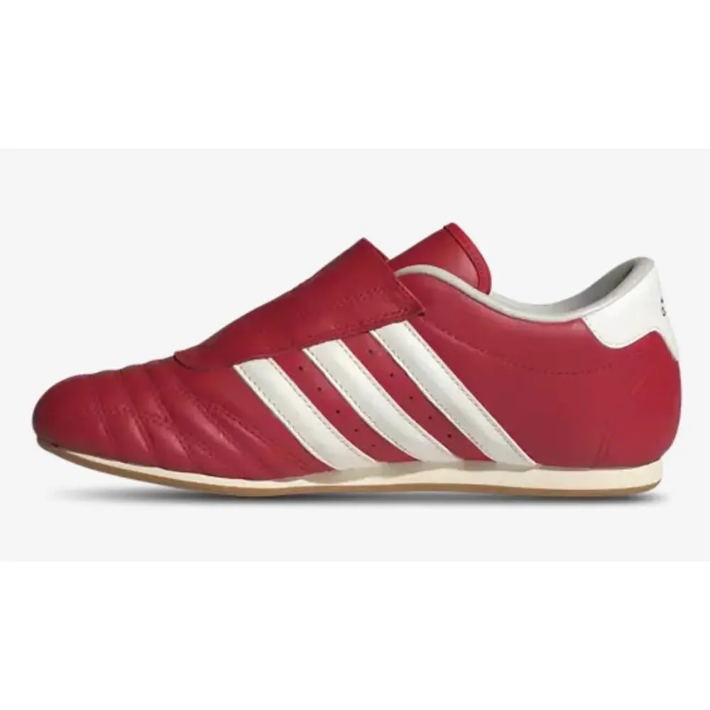 NEW Adidas Originals Taekwondo Leather Women's 7.5, Red/ White JS4020 - Picture 3 of 9